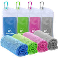 4-Pack Cooling Towels � Instant Chill for Workouts & Outdoors