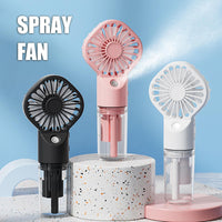 Rechargeable Misting Handheld Fan