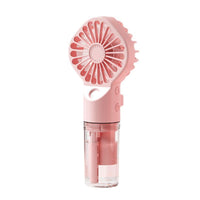 Rechargeable Misting Handheld Fan