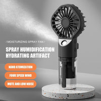 Rechargeable Misting Handheld Fan